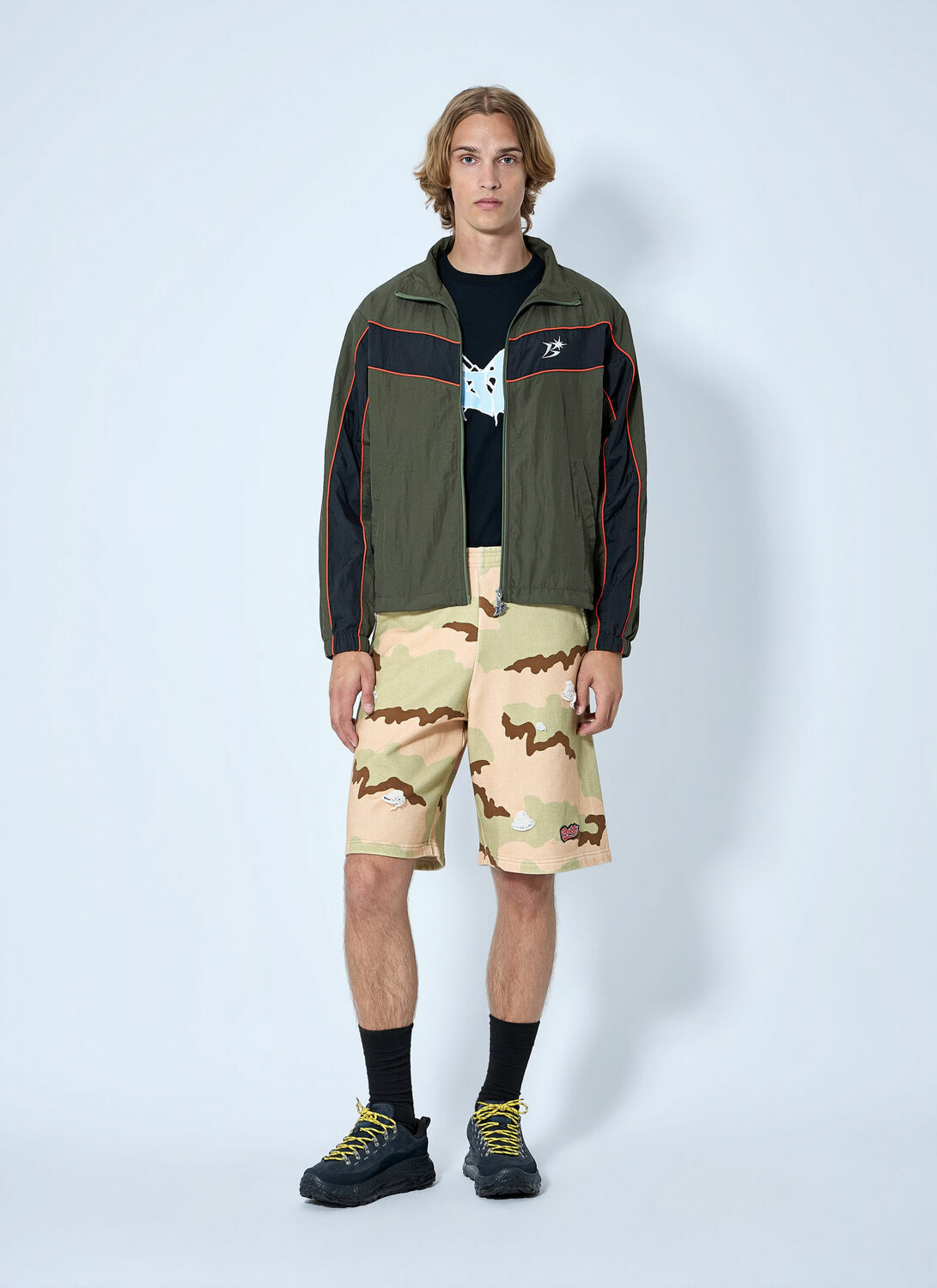 Bott Camo Sweat Shorts