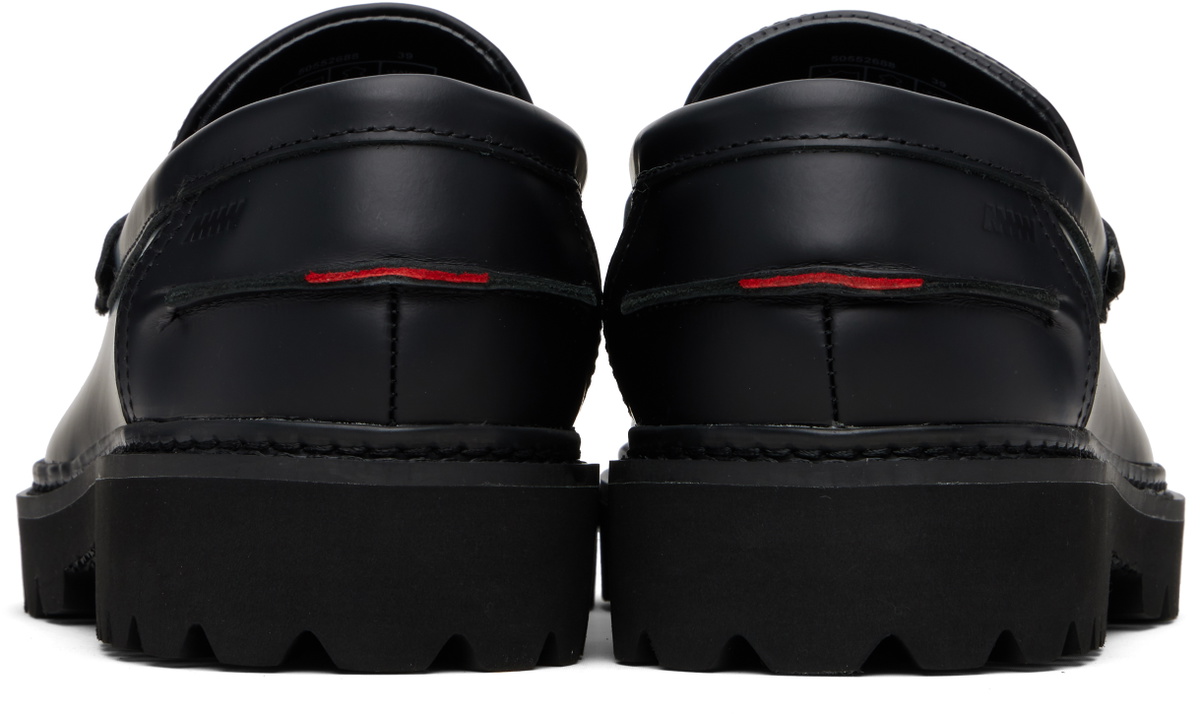 Hugo Black Lug Loafers