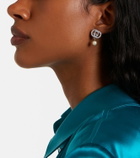Gucci Interlocking G embellished drop earrings