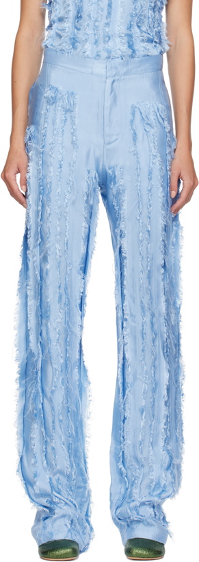 Photo: Edward Cuming Blue Scratch The Itch Trousers