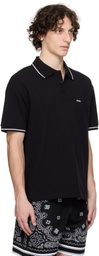 AMIRI Black 'AMIRI' Polo