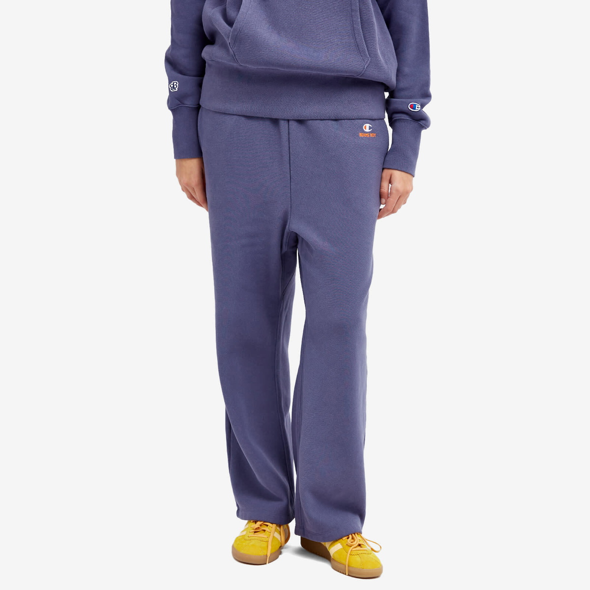 Champion Women's x Beams Boy Sweat Pants in Blue