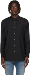 Comme des Garçons Shirt Black Wool Forever Shirt