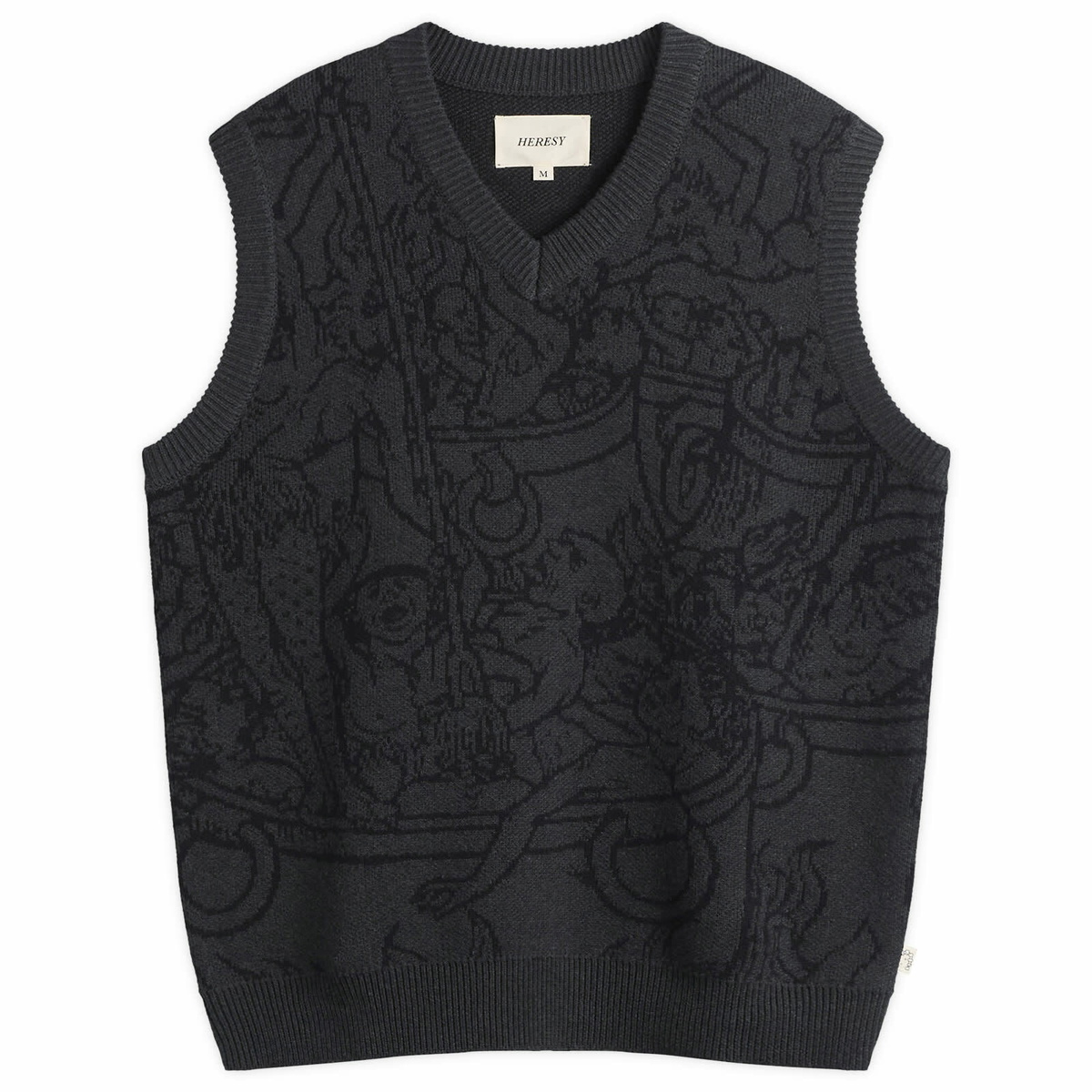Heresy Men's Hades Vest in Charcoal