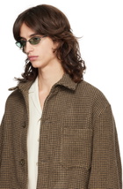 Song for the Mute SSENSE Exclusive Gunmetal Ant Sunglasses