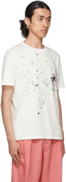 Paul Smith Off-White Paint Splatter T-Shirt