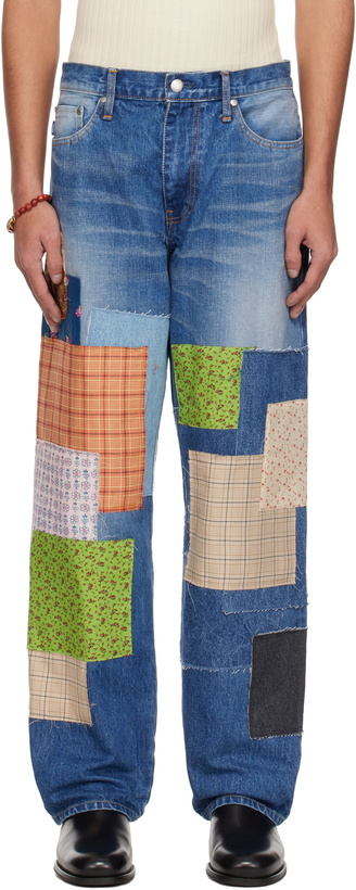 Photo: vowels Blue Baggy Jeans