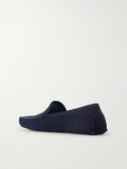Thom Sweeney - Cashmere-Lined Suede Slippers - Blue