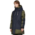 Mackage Green and Navy Down Simon Coat