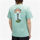Hikerdelic Men's Mountain High T-Shirt in Jade Green