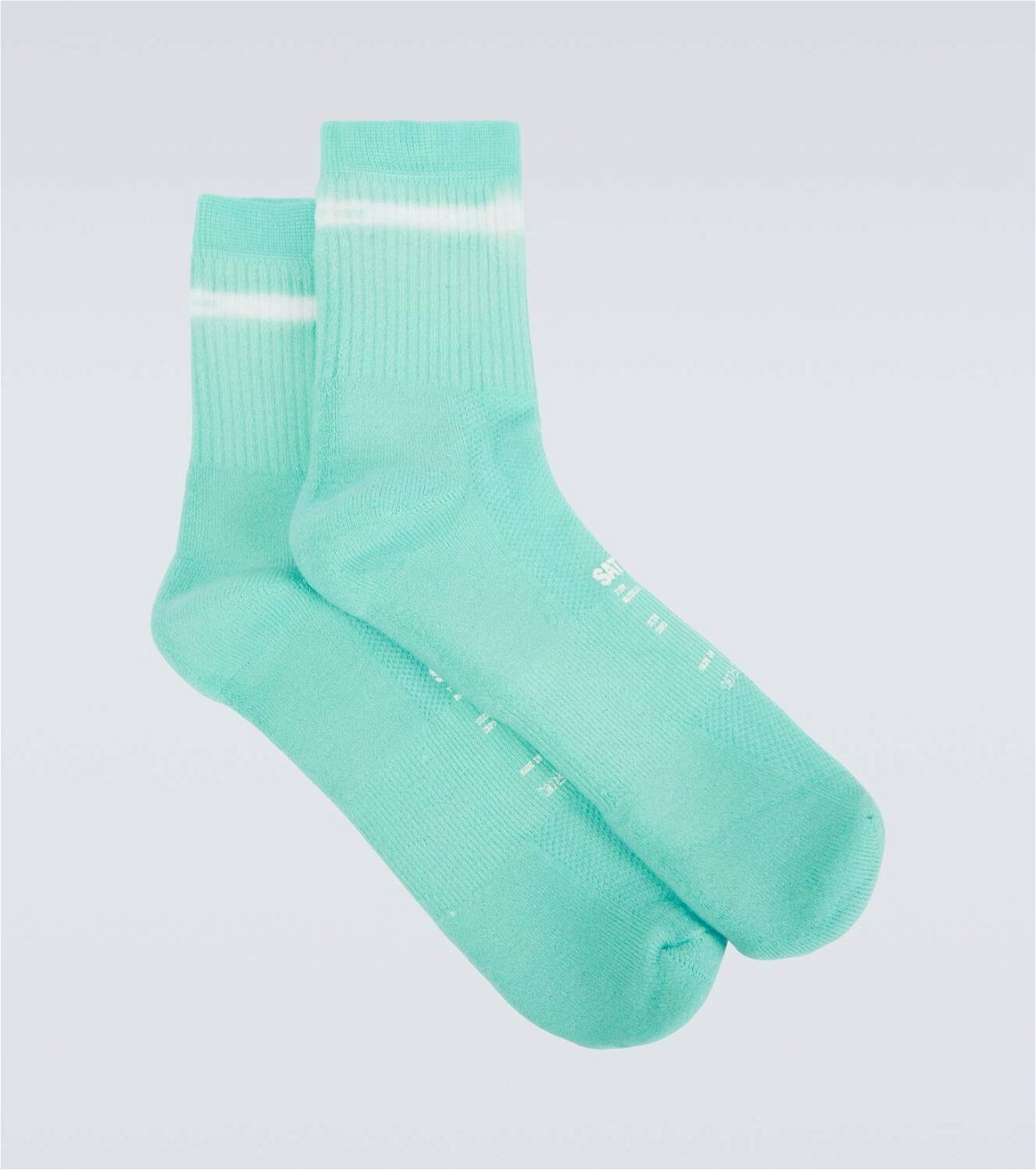 Satisfy Tie-dye wool-blend socks