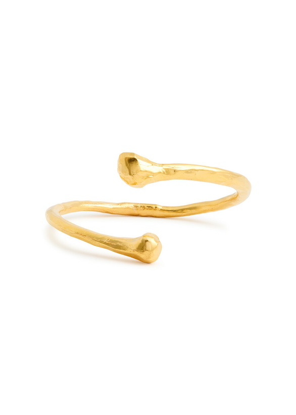 Photo: Alighieri The Bones Of Rebirth 24kt Gold-plated Cuff