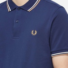 Fred Perry Authentic Men's Slim Fit Twin Tipped Polo Shirt in Multi