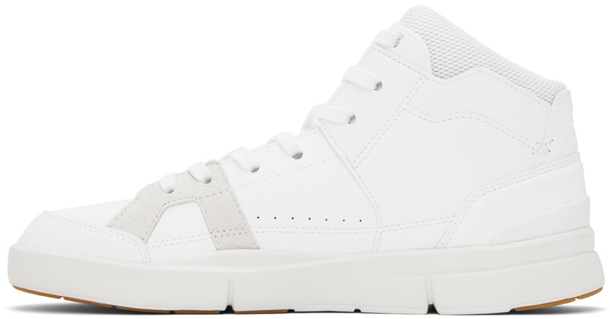 On White 'The Roger' Clubhouse Mid Sneakers On