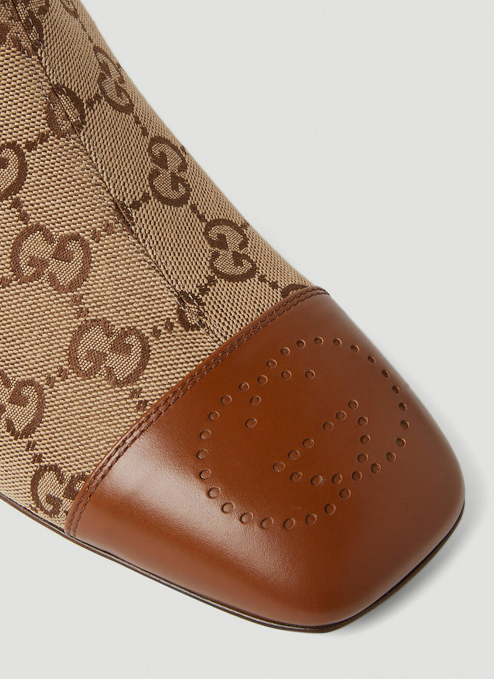 GG Ankle Boots in Brown Gucci