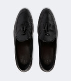 The Row Caden leather loafers