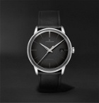 Junghans - Meister Automatic 38mm Stainless Steel and Leather Watch, Ref. No. 027/4051.00 - Black