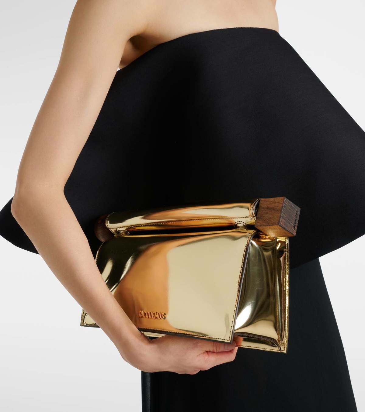 Jacquemus Rond Carré faux leather clutch Jacquemus