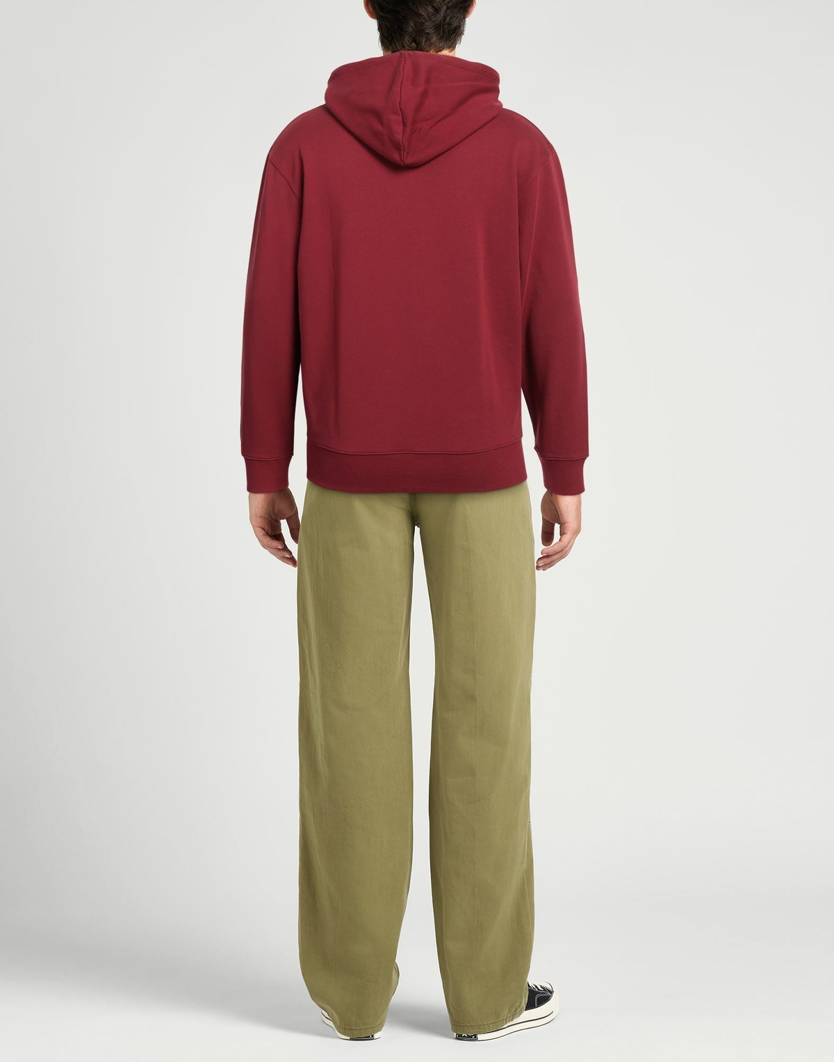 Maison Kitsuné Mens Sweatshirt Burgundy