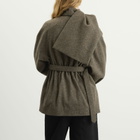 Rick Owens Women's Flight Scarf Jacket in Bosco