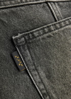 Haikure Margaux Denim Mini Skirt Black