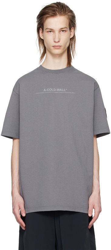 Photo: A-COLD-WALL* Gray Discourse T-Shirt