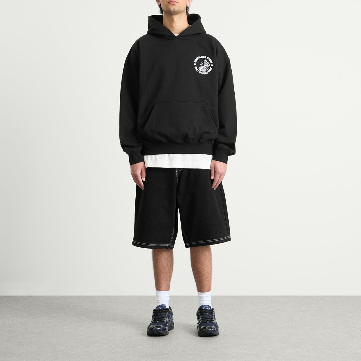 END. Coastal Board Wax Hoodie in Black