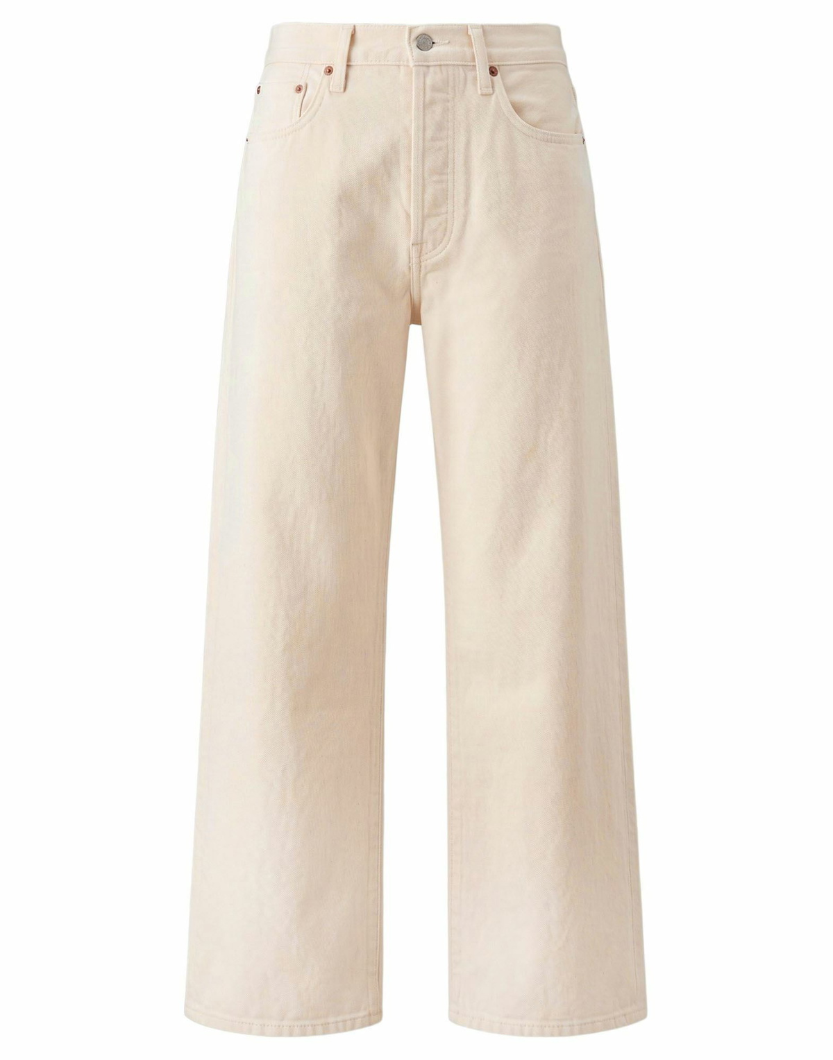 Re/done Womens Jeans Ivory