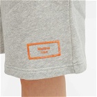 Martine Rose Women's Logo Shorts in Grey Marl