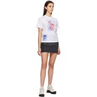 MCQ White Fascinated Flowers T-Shirt
