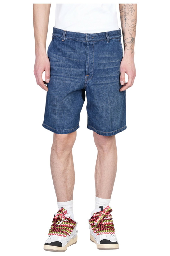 Photo: Lanvin Shorts In Blue Cotton