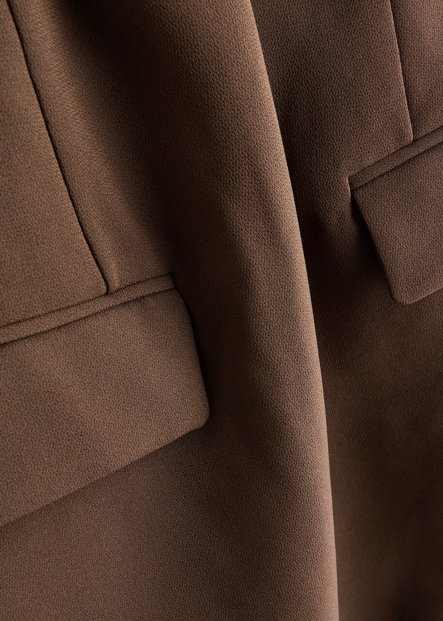 knit dress brown Odd Muse Ultimate Muse Bardot Dress | Christchurch Dress Hire