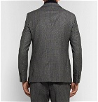 Stella McCartney - Grey Slim-Fit Prince of Wales Checked Wool Suit Jacket - Men - Charcoal