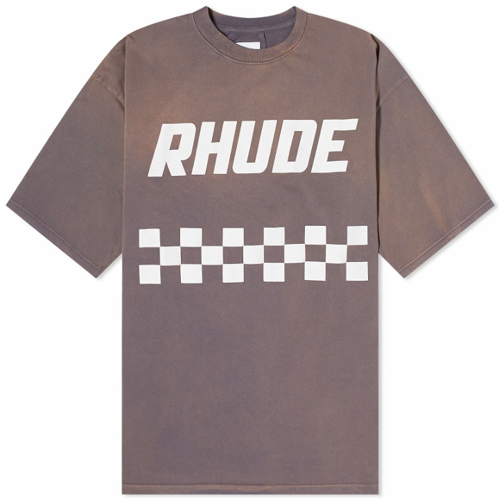 Photo: Rhude Men's Off Road T-Shirt in Vintage/Grey