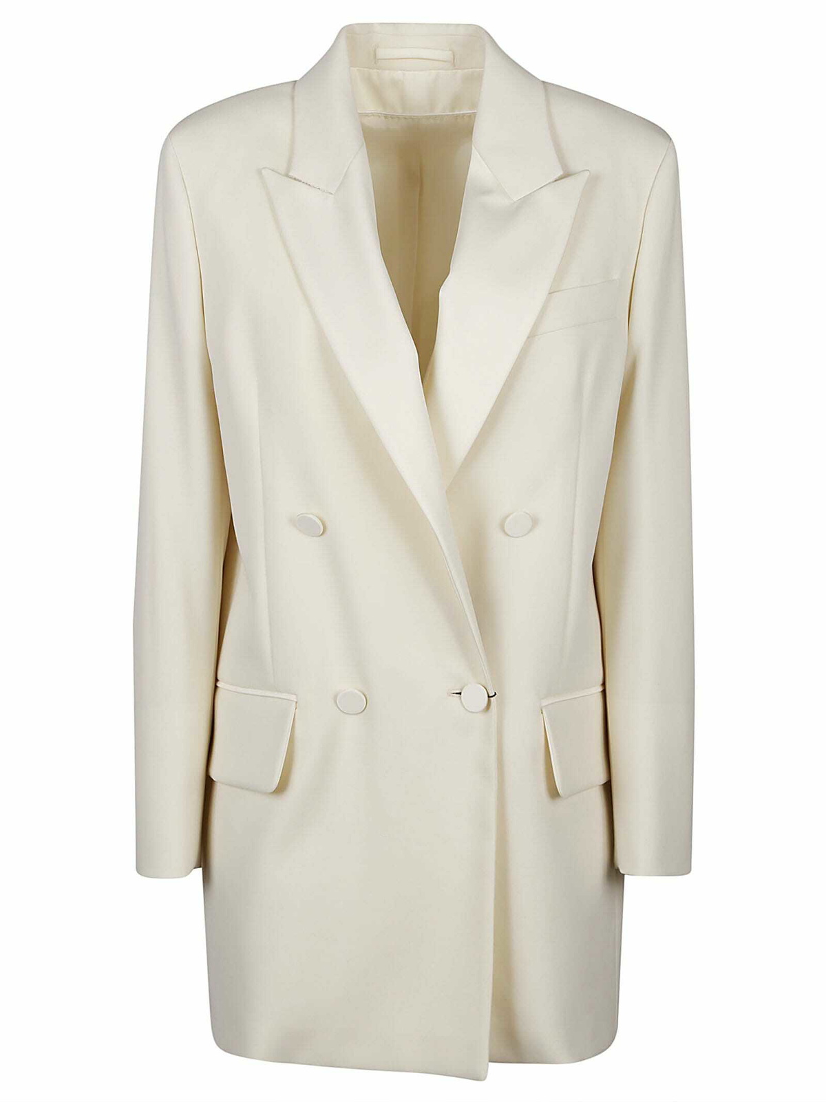 Max Mara Salsa Oversize Jacquard Fabric Trench With Mosaic