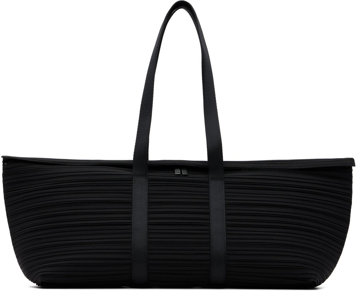Pleats Please Issey Miyake Black Accordion Pleats Bag Pleats