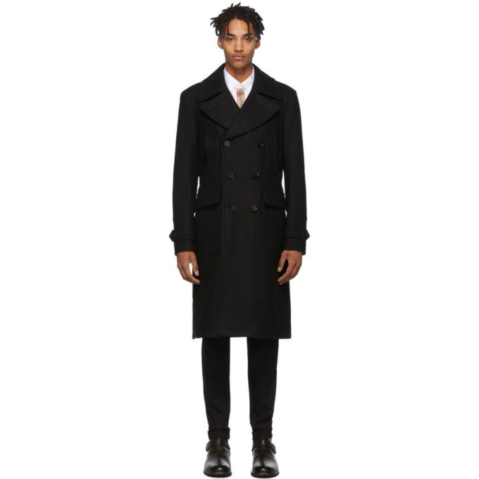 Photo: Belstaff Black Mildford Coat