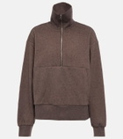 Varley - Cyrus half-zip cotton-blend sweatshirt