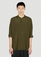 Saint Laurent - Mid Sleeve Shirt in Khaki