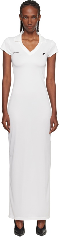 Photo: Courrèges White Sports Polo Maxi Dress