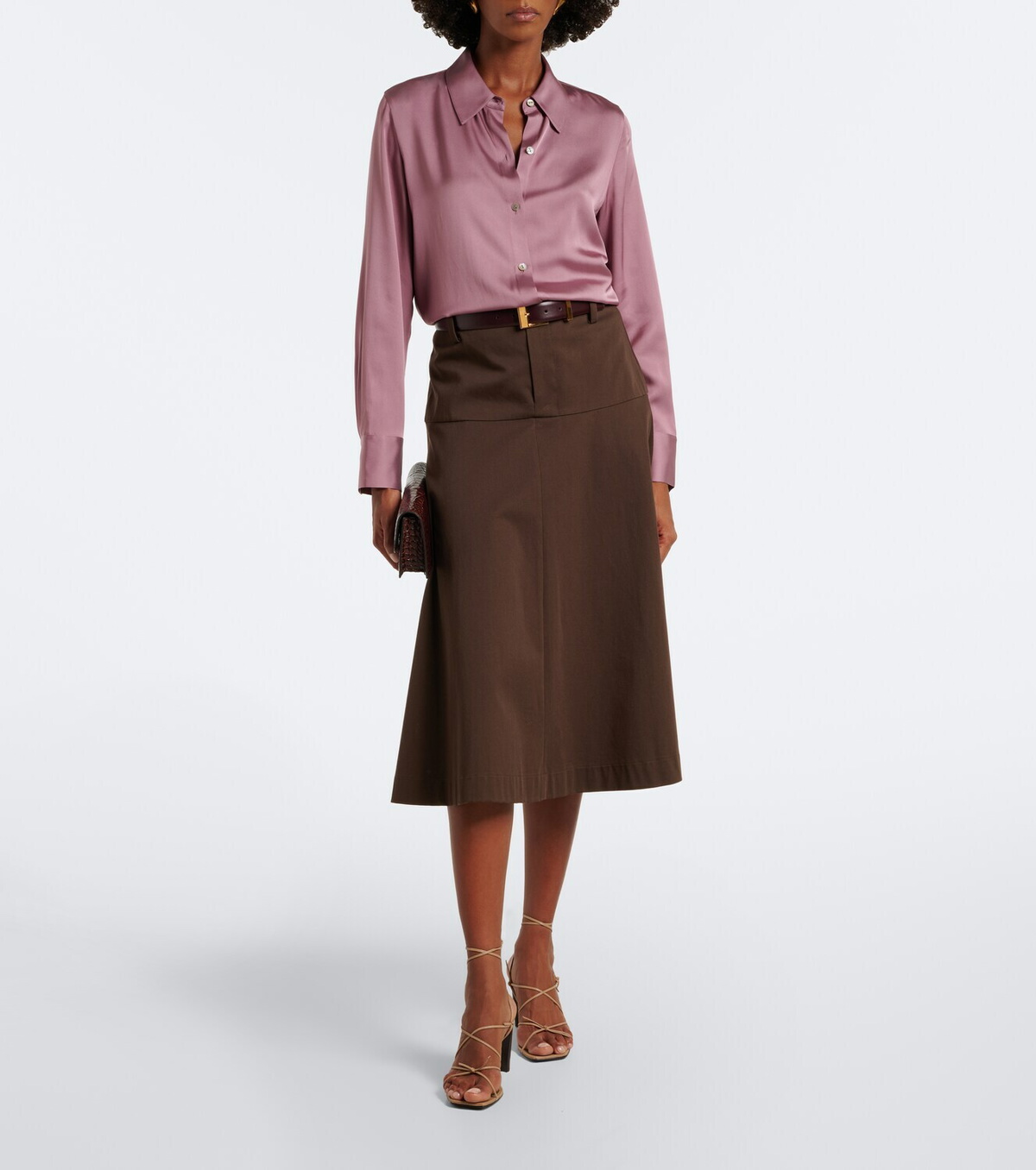 Vince Silk-blend shirt