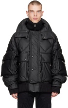 Balmain Black Faux-Leather Jacket