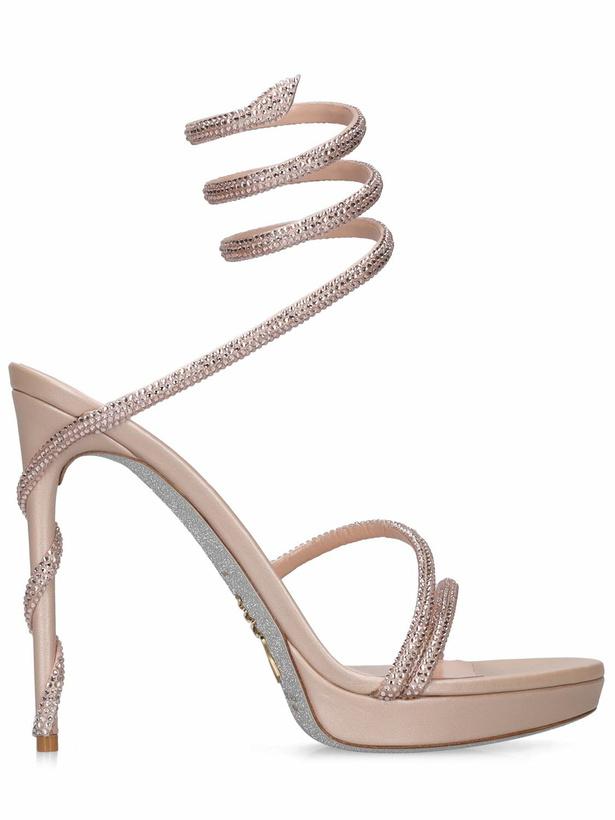 Photo: RENÉ CAOVILLA 120mm Embellished Leather Sandals