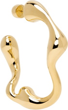 Maria Black Gold Splash Hoop Large Left Single Earring