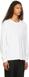 Visvim White Ultimate Jumbo Long Sleeve T-Shirt