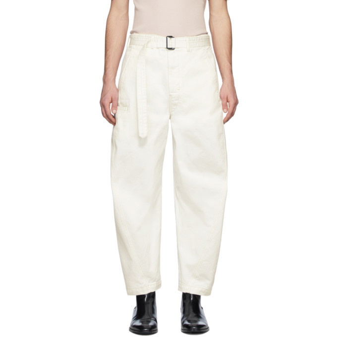 Photo: Lemaire Off-White Twisted Trousers