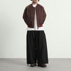 Anglan Men's Double Valley Tuck Sweat Pants in Black