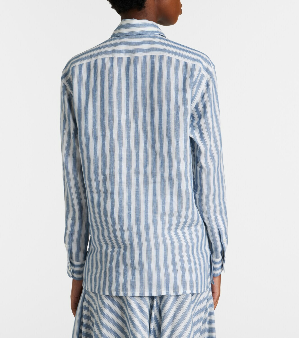 Ralph Lauren Collection Capri striped linen shirt