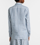 Ralph Lauren Collection Capri striped linen shirt