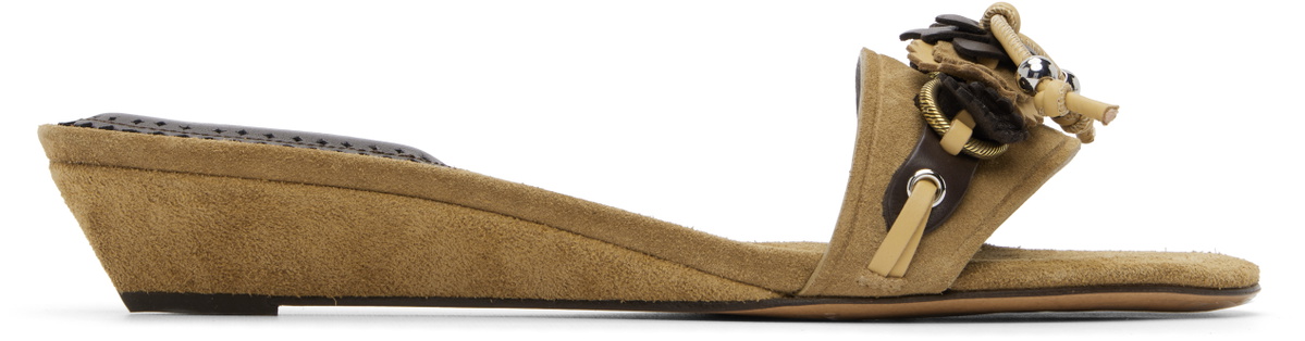 Isabel Marant Tan Iela Heeled Sandals
